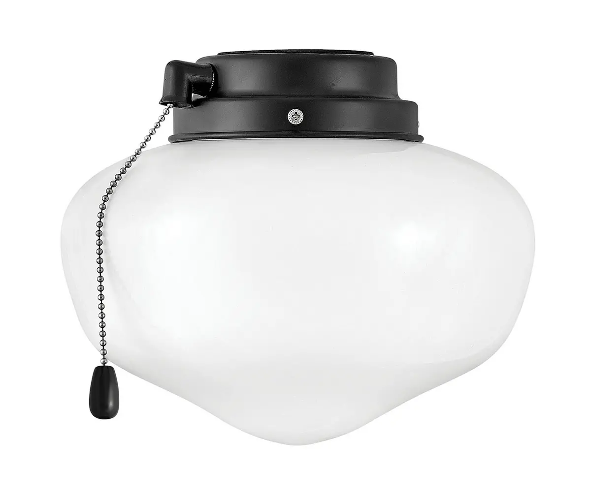 Fan Light Kit In Matte Black 1
