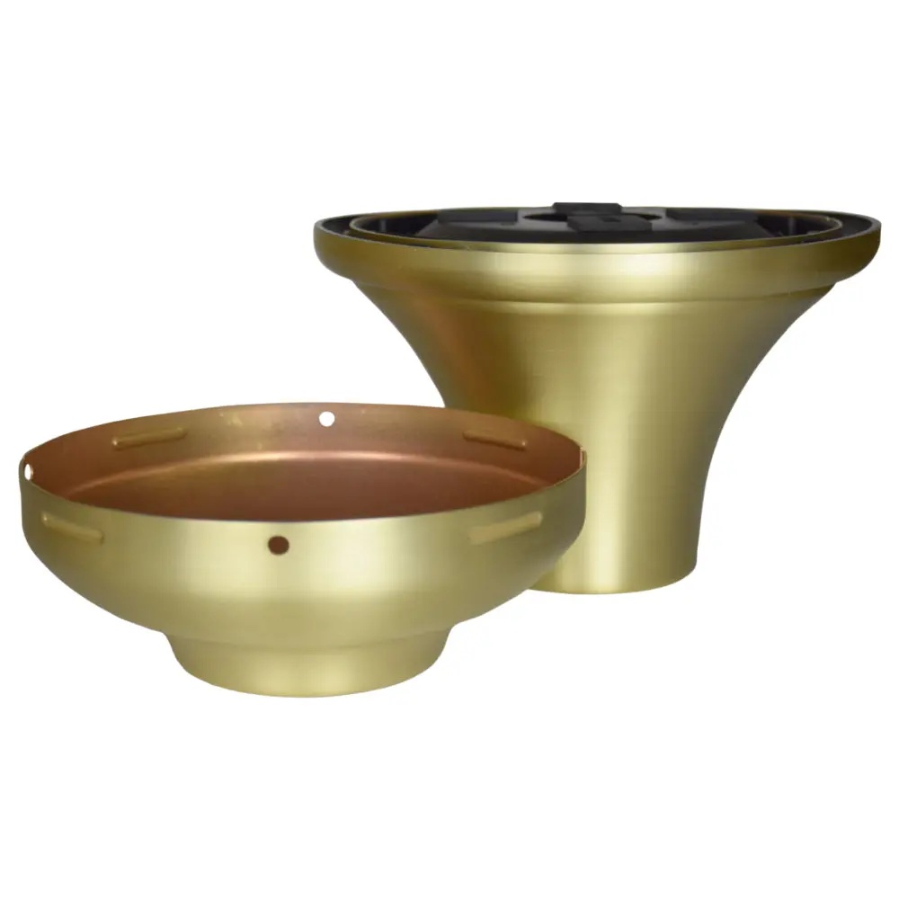 Fanimation Close To Ceiling Kit In Brushed Satin Brass Wet Rated 1