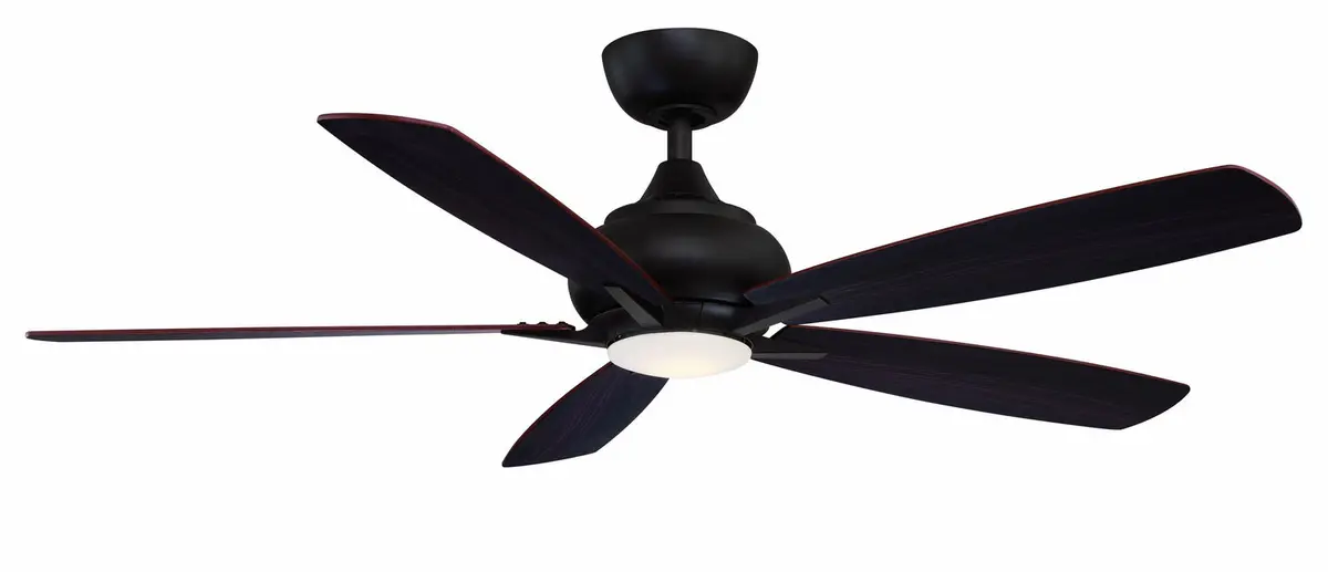 Fanimation Doren 52" Ceiling Fan With 17W Led Light And Remote Control 1