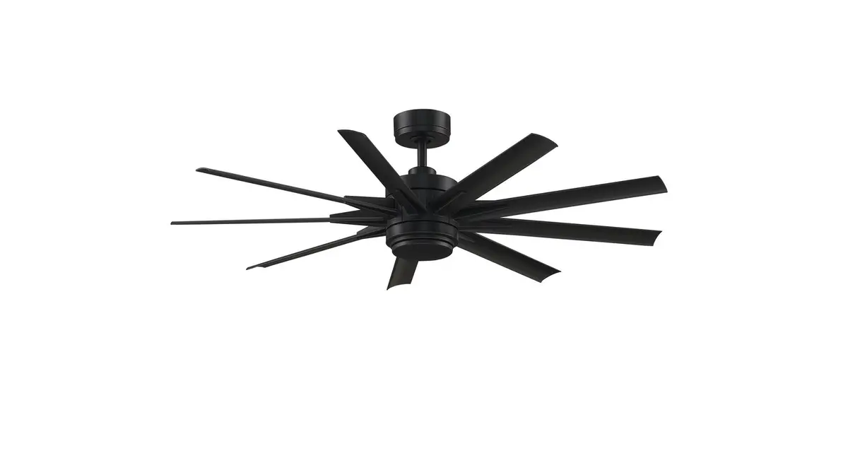 Fanimation Odyn 72" Dc Indoor/Outdoor Mix & Match Ceiling Fan With 18W Led Light And Remote Control 1
