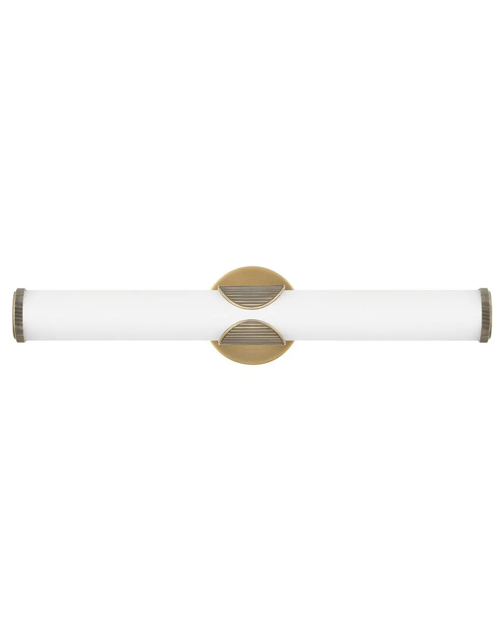 Femi Led Vanity In Lacquered Brass 1