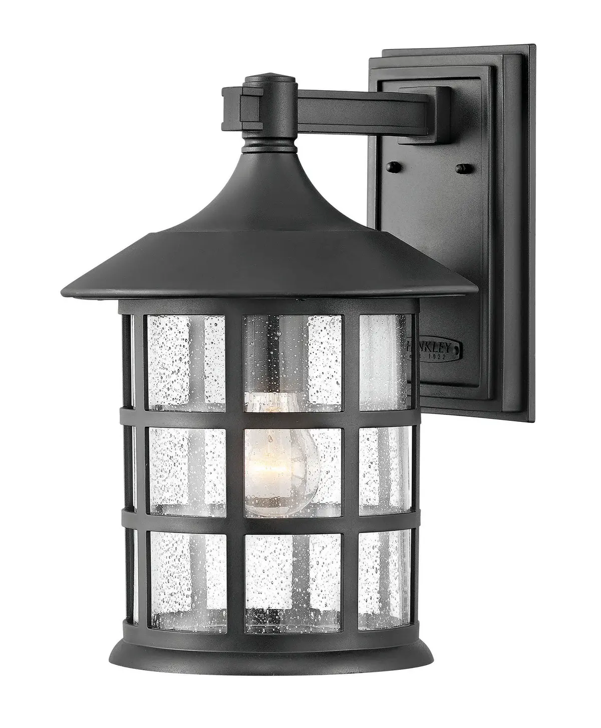 Freeport Coastal Elements Led Outdoor Lantern In Textured Black 1