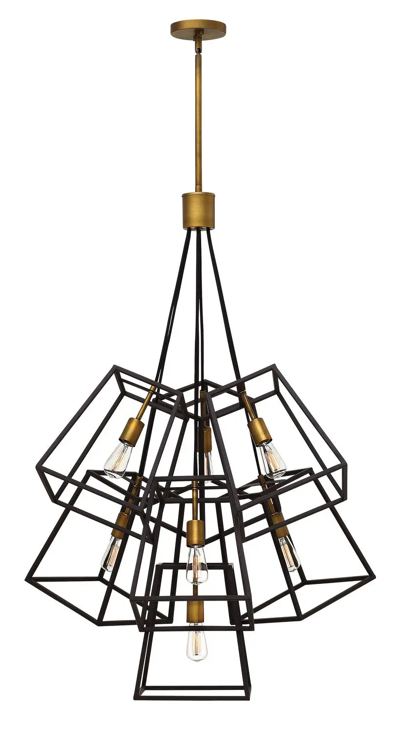 Fulton Led Foyer Pendant In Bronze 1