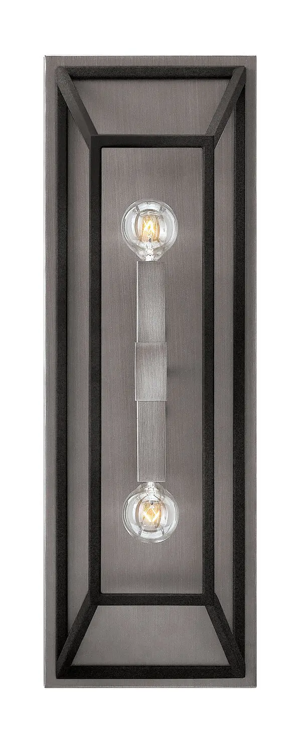 Fulton Led Wall Sconce In Aged Zinc 1