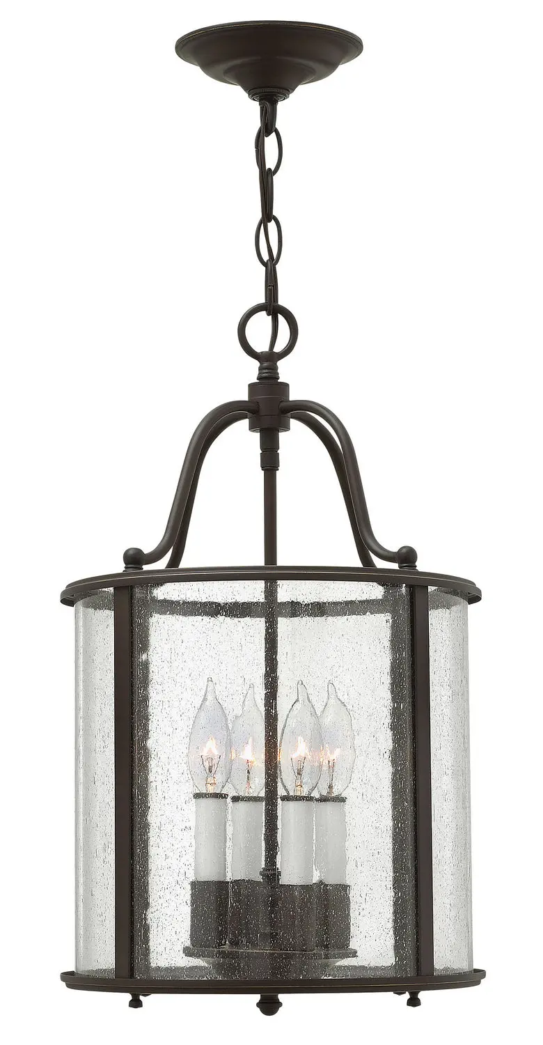 Gentry Led Foyer Pendant In Olde Bronze 1