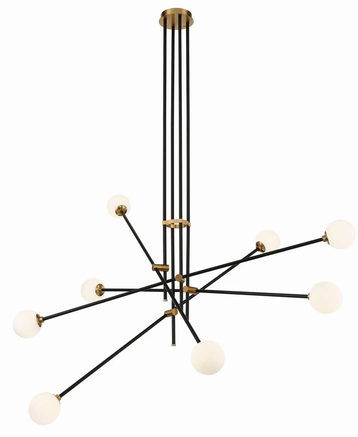 George Kovacs Eight Light Chandelier 1