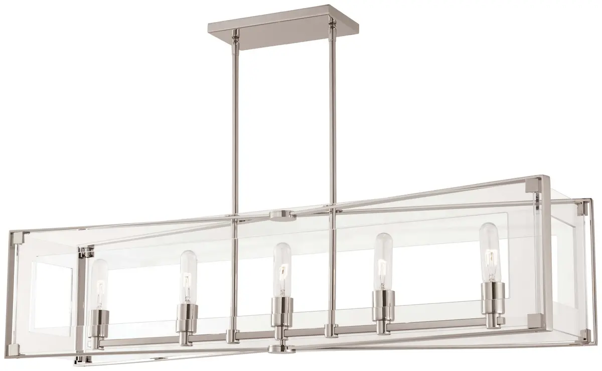George Kovacs Five Light Island Pendant 1