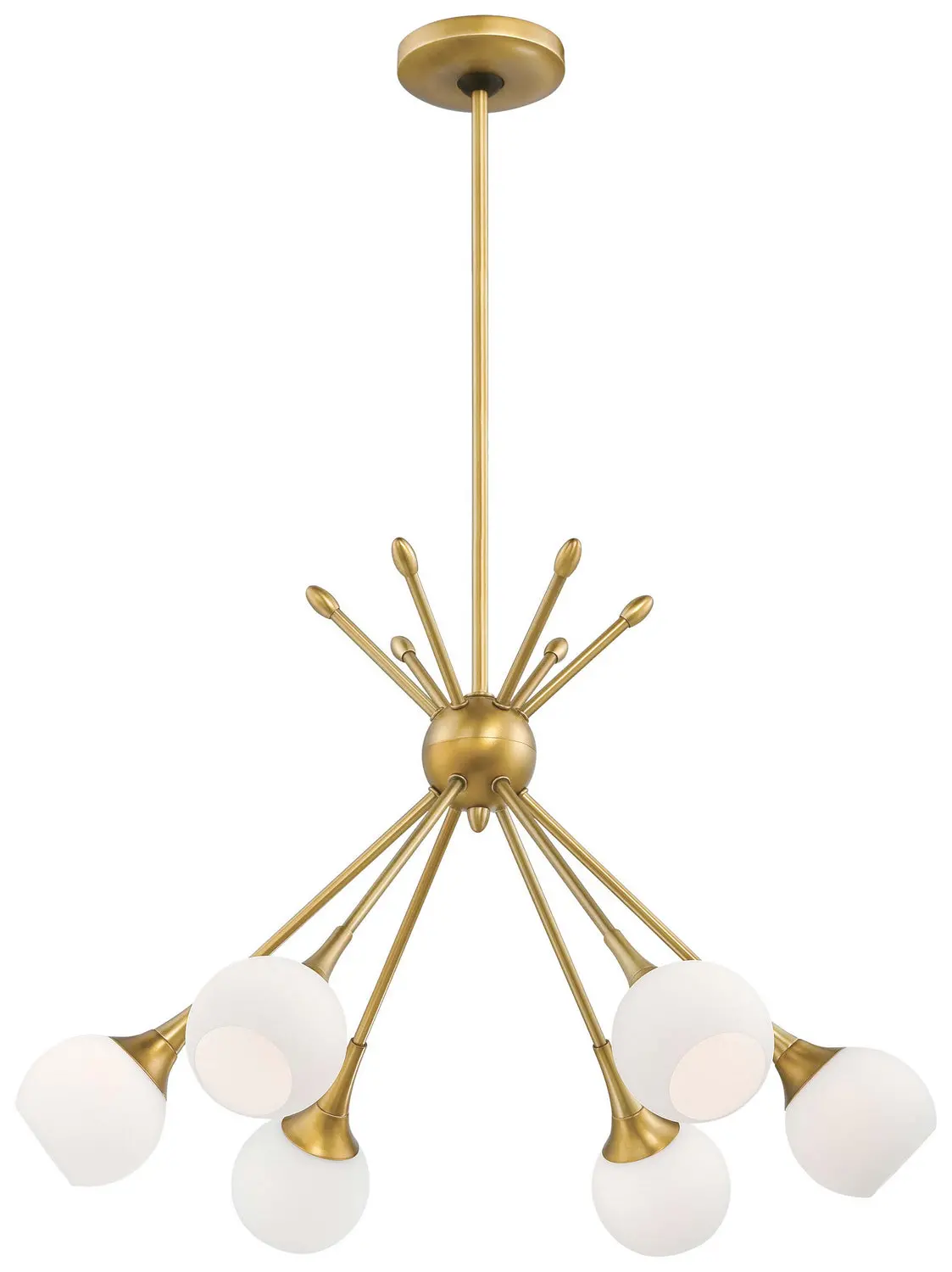 George Kovacs Six Light Chandelier 1