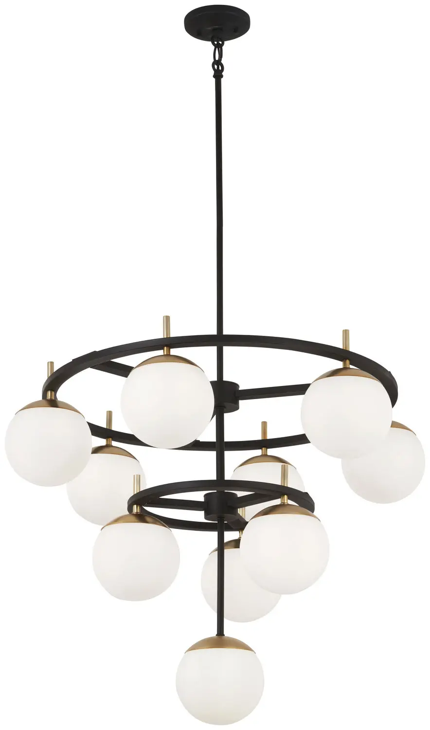 George Kovacs Ten Light Chandelier 1