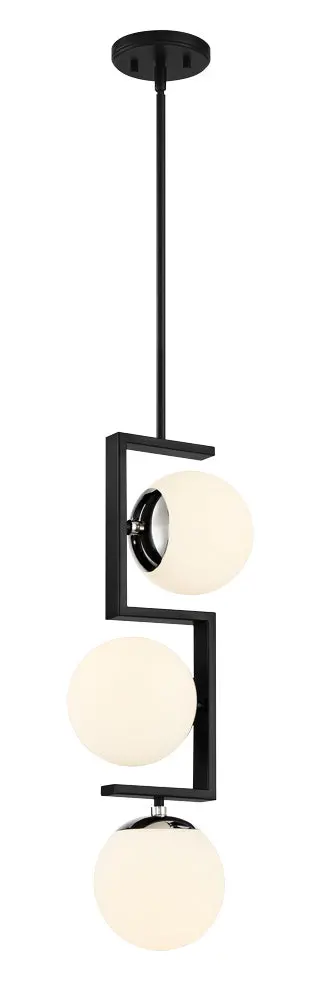 George Kovacs Three Light Pendant 1