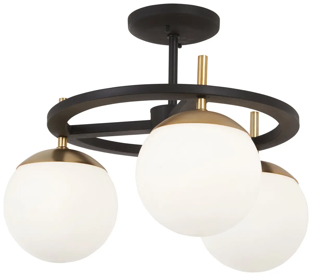 George Kovacs Three Light Semi Flush Mount 1