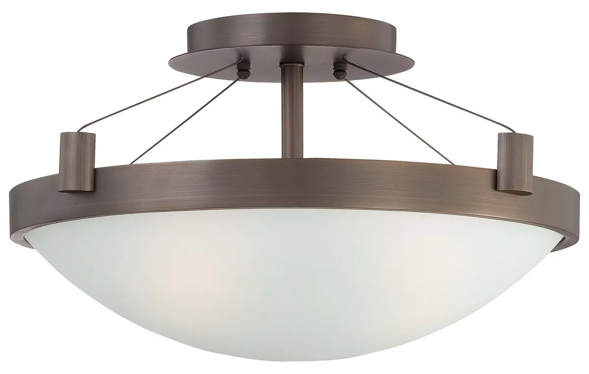 George Kovacs Three Light Semi Flush Mount 1