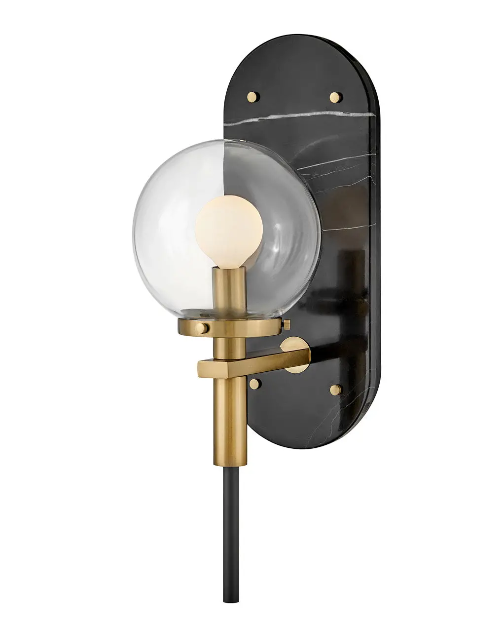 Gilda Led Wall Sconce In Black 1