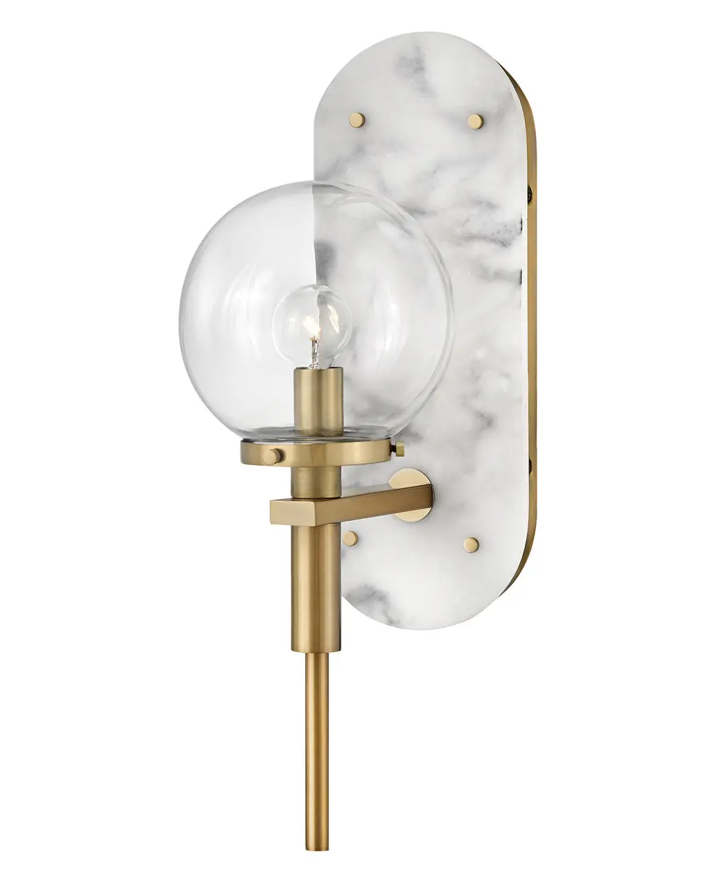 Gilda Led Wall Sconce In Heritage Brass 1