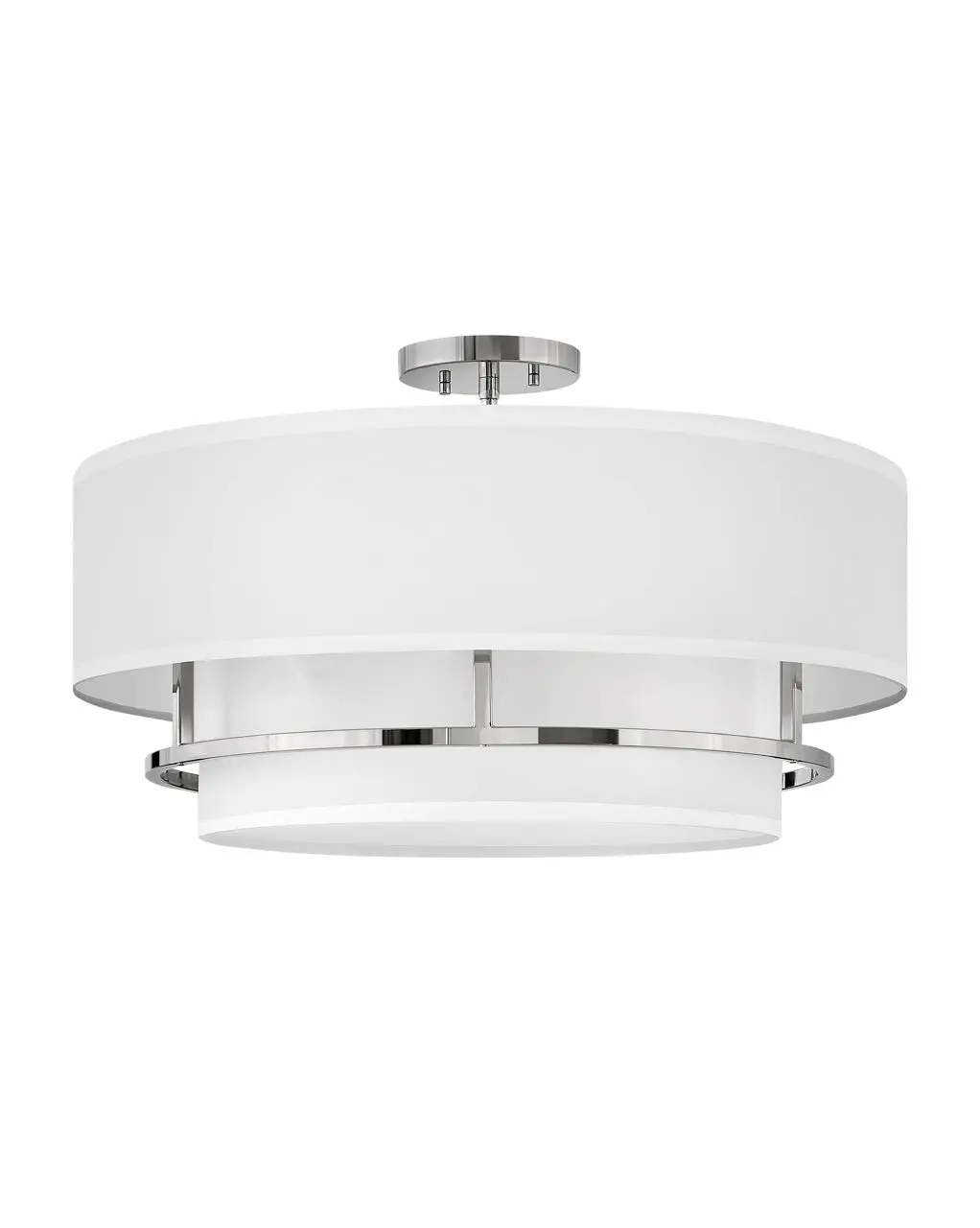 Graham Led Semi-Flush Mount In Polished Nickel 1