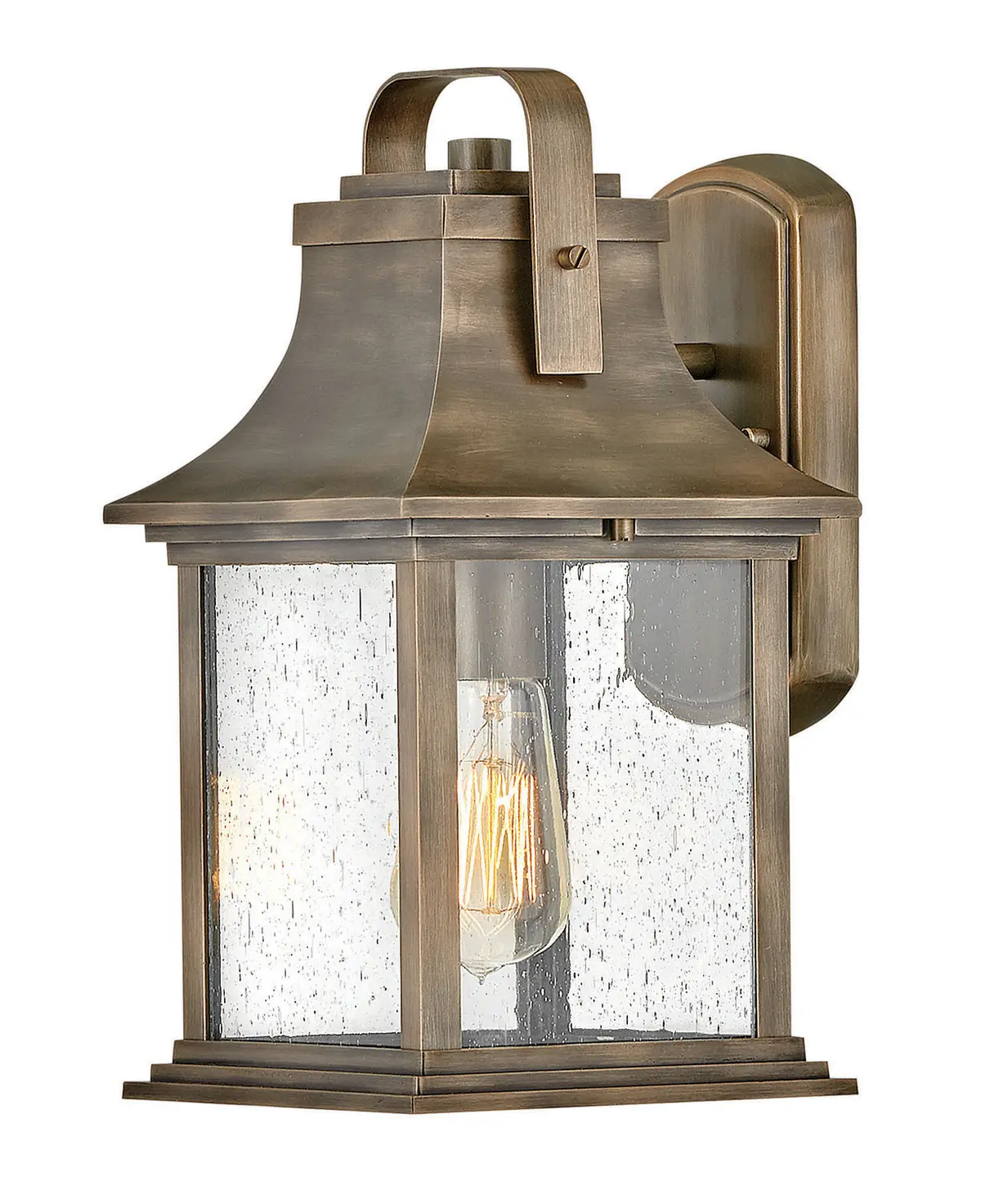 Grant Led Outdoor Lantern In Burnished Bronze 1