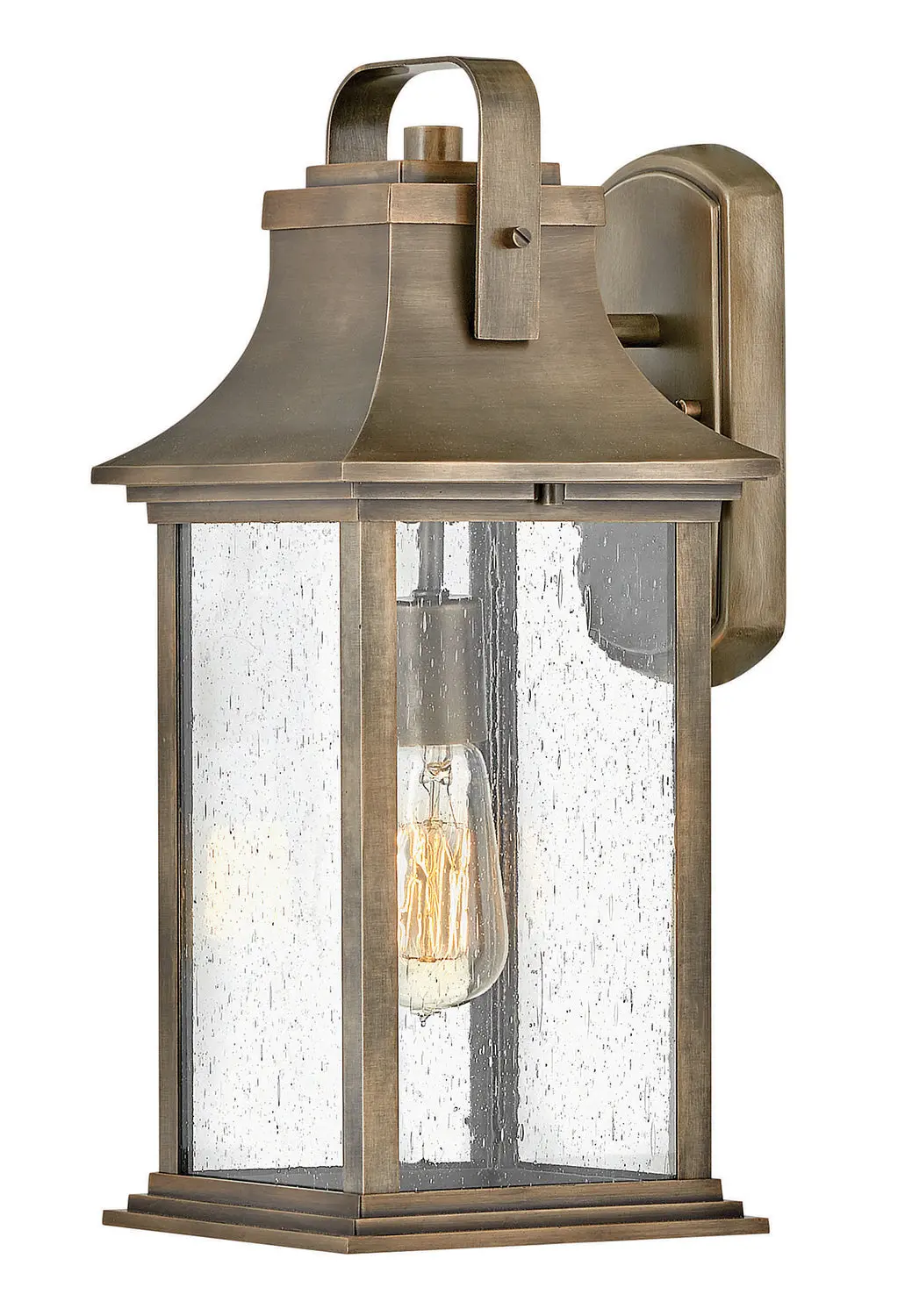 Grant Led Outdoor Lantern In Burnished Bronze 1