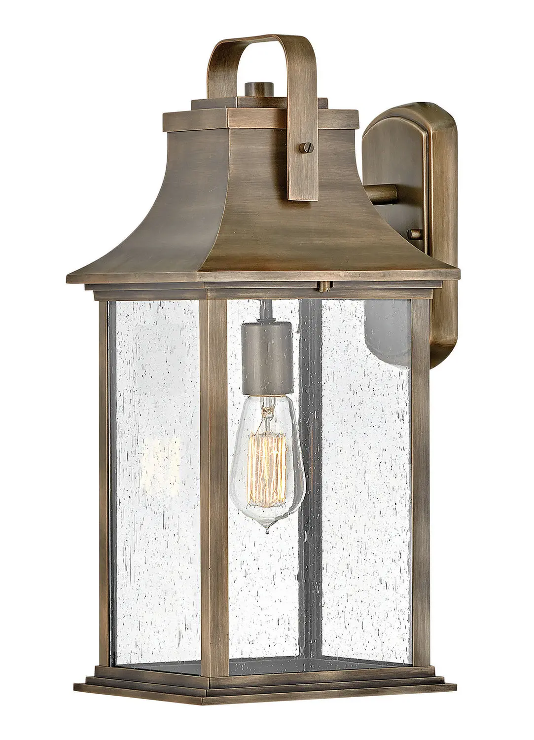 Grant Led Outdoor Lantern In Burnished Bronze 1