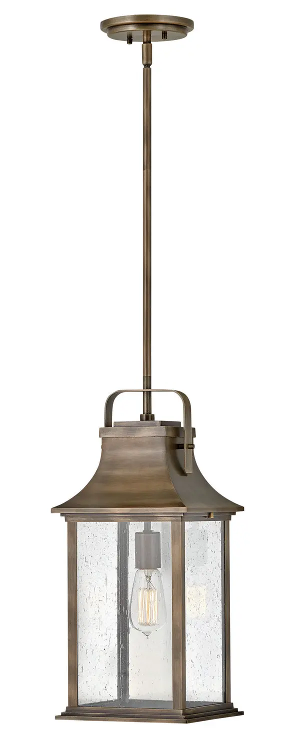 Grant Led Outdoor Lantern In Burnished Bronze 1