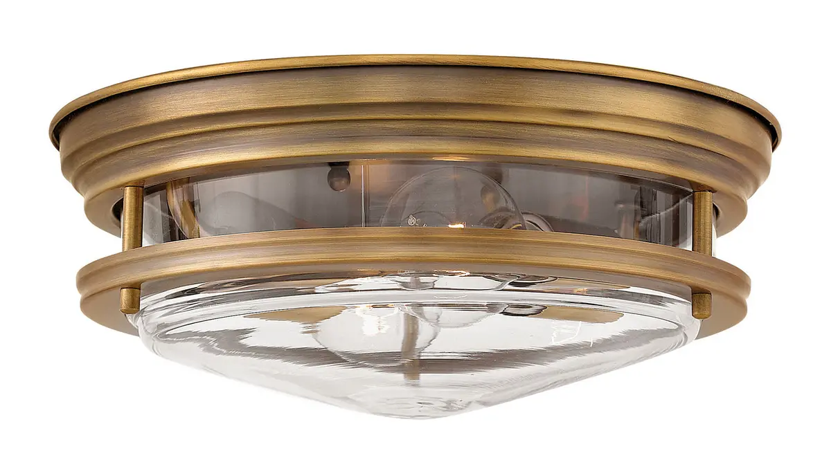 Hadley Led Flush Mount In Brushed Bronze 1