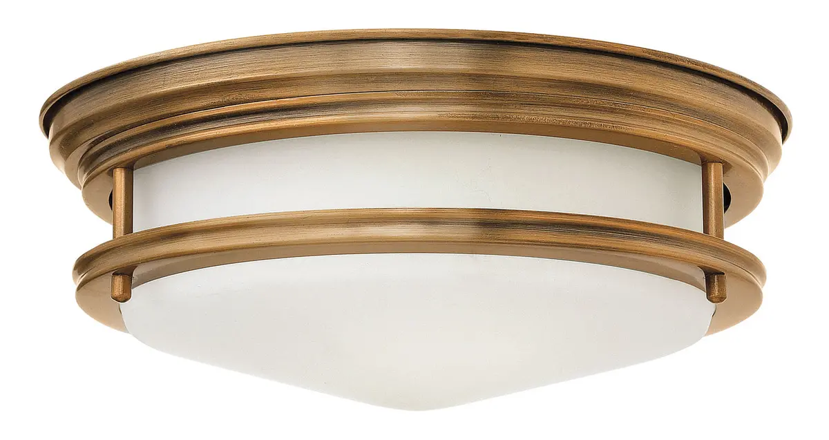 Hadley Led Flush Mount In Brushed Bronze 1