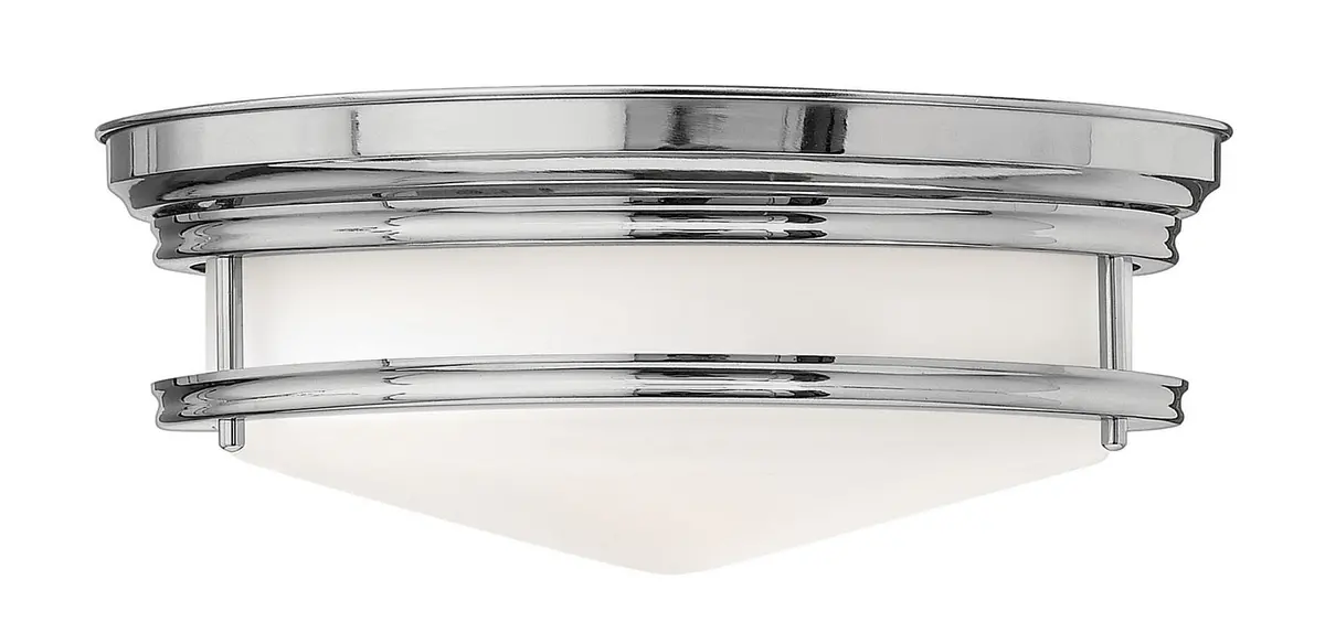 Hadley Led Flush Mount In Chrome 1