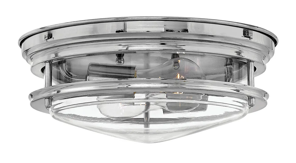 Hadley Led Flush Mount In Chrome 1
