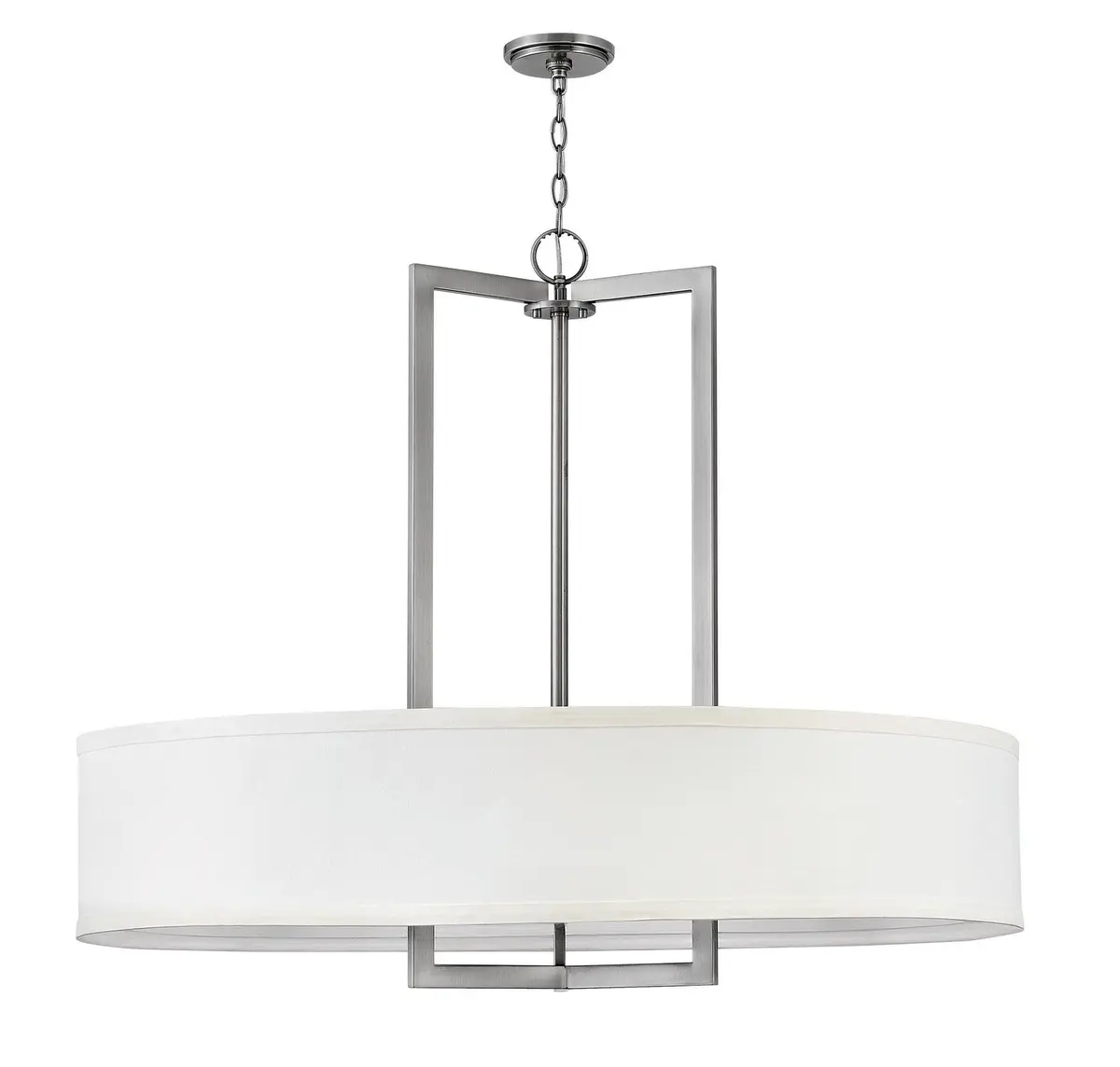 Hampton Led Chandelier In Antique Nickel 1