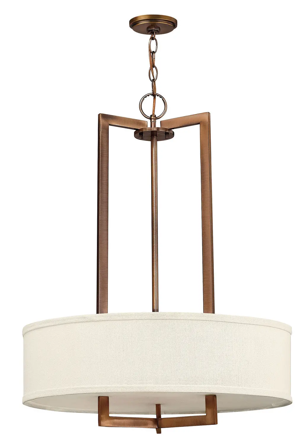 Hampton Led Pendant In Brushed Bronze 1