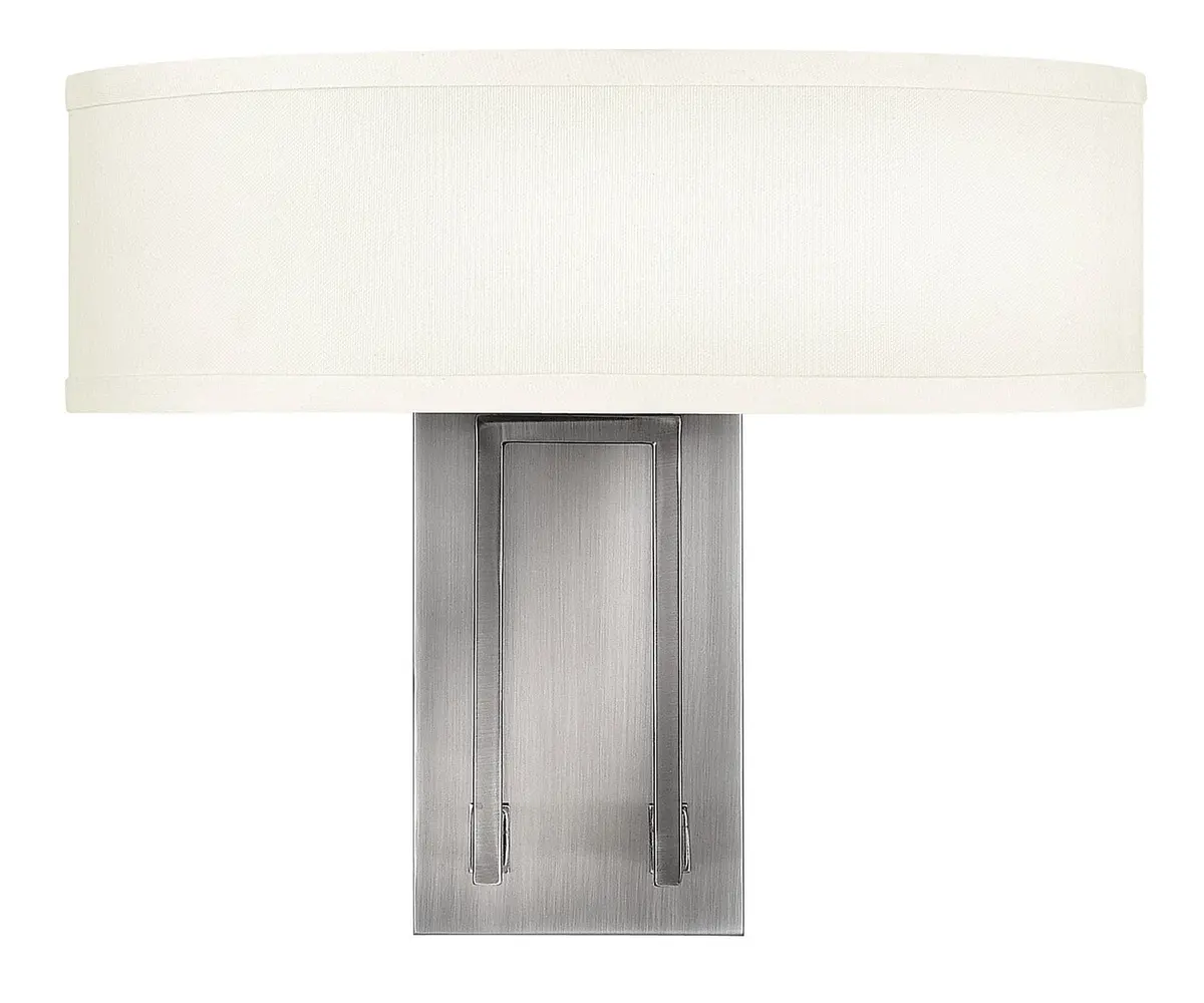 Hampton Led Wall Sconce In Antique Nickel 1