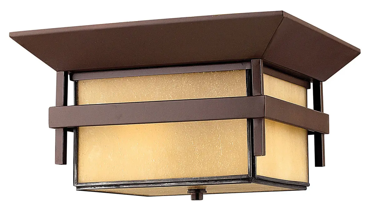 Harbor Led Flush Mount In Anchor Bronze 1