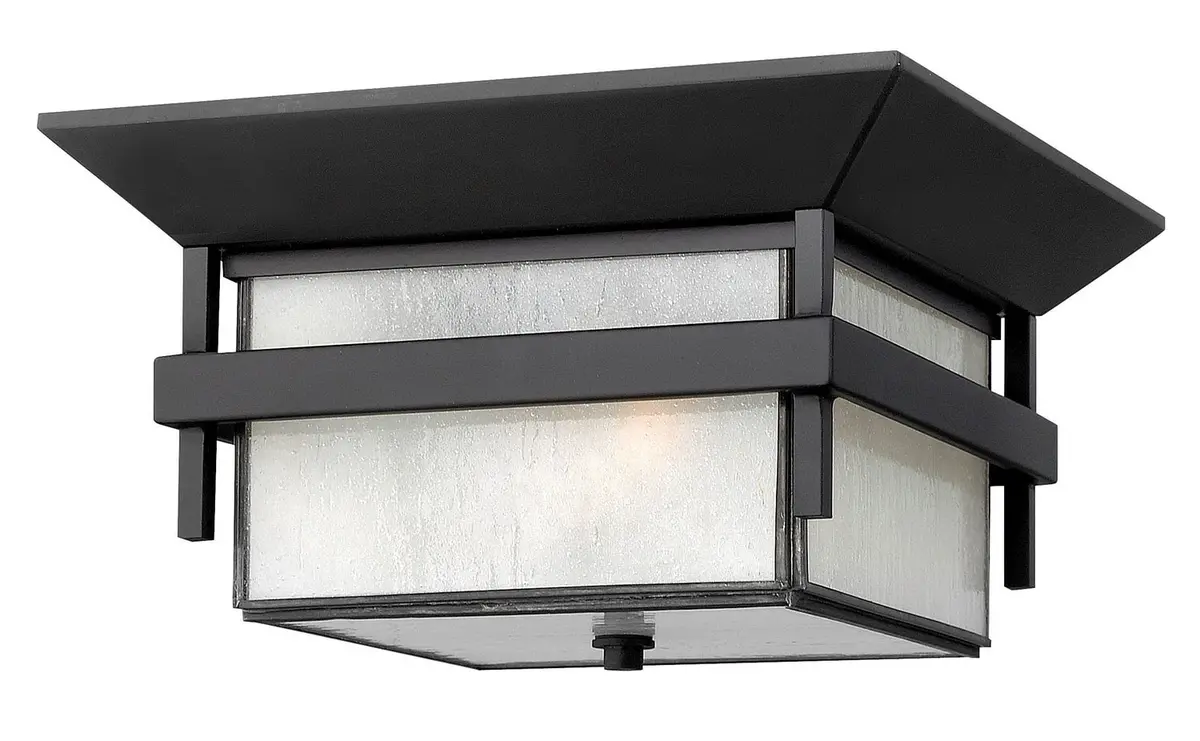 Harbor Led Flush Mount In Satin Black 1