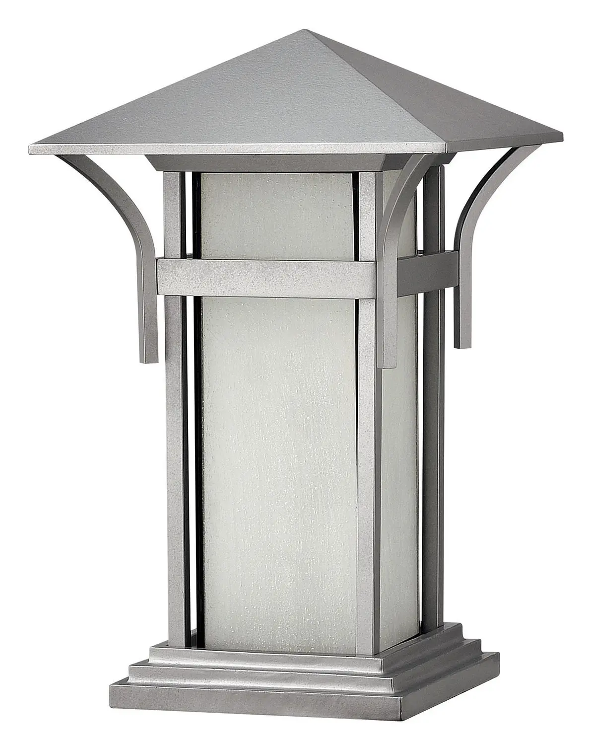 Harbor Led Pier Mount In Titanium 1