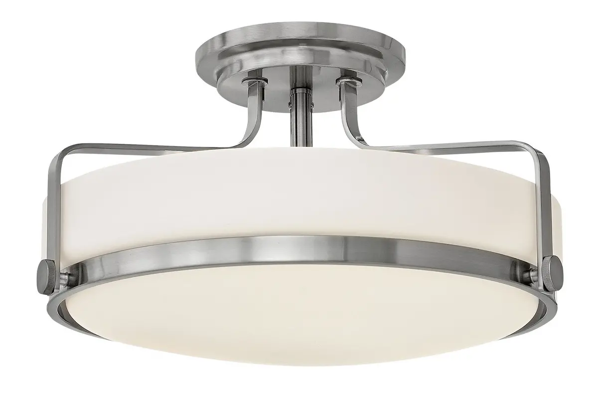 Harper Led Flush Mount In Brushed Nickel 1