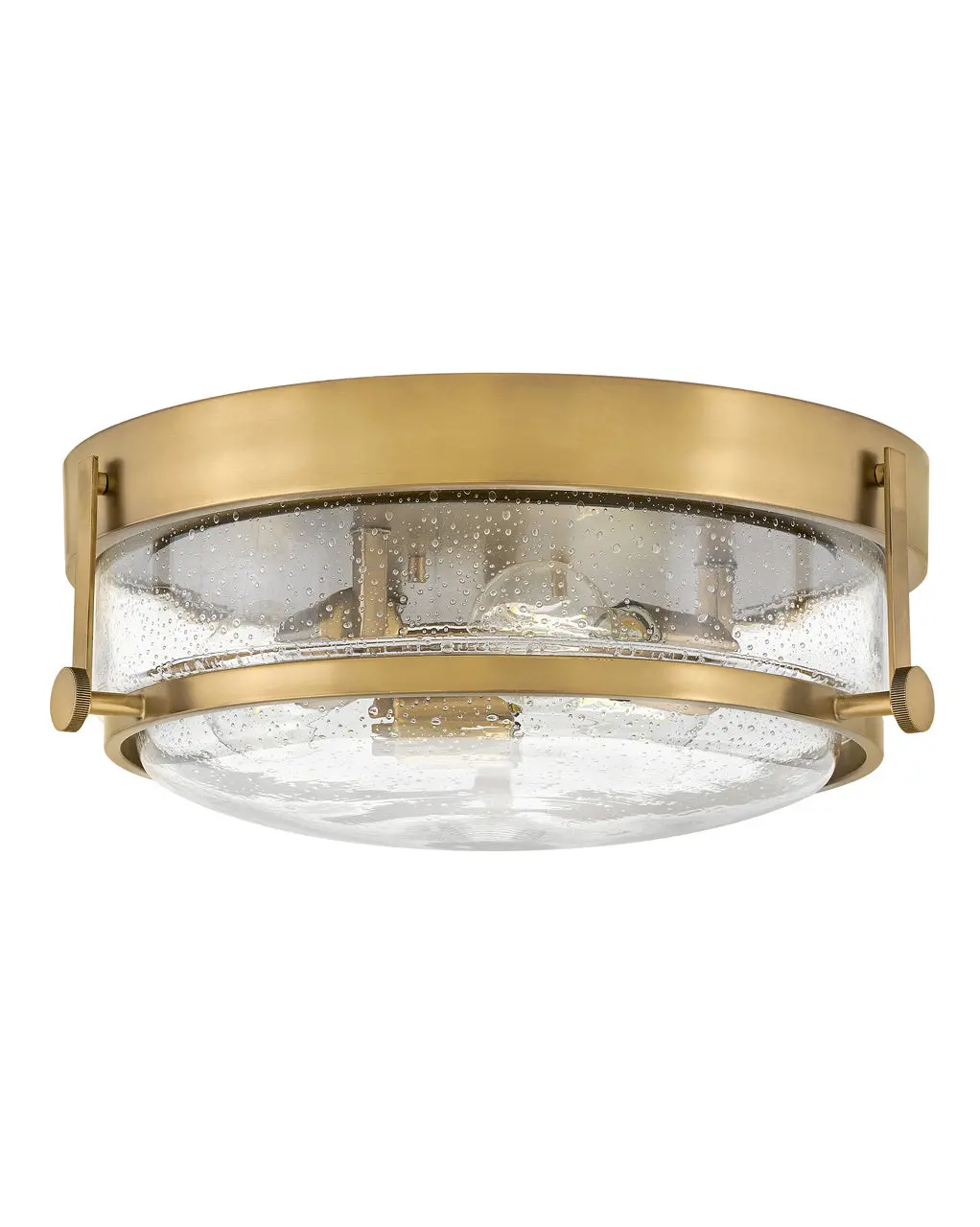 Harper Led Flush Mount In Heritage Brass 1