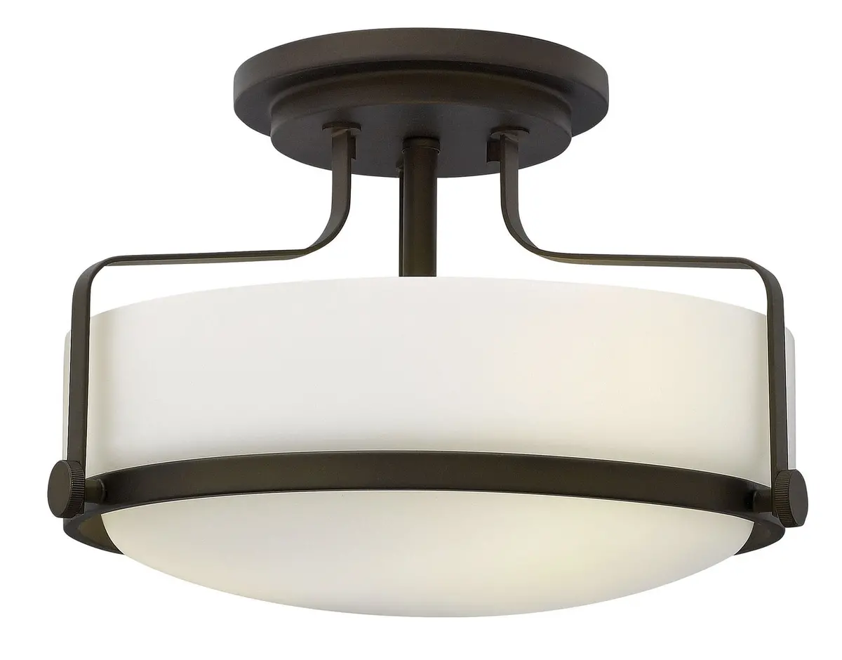 Harper Led Semi-Flush Mount In Oil Rubbed Bronze 1