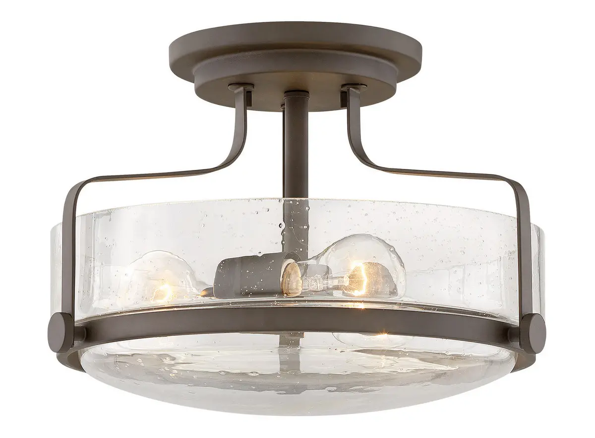 Harper Led Semi-Flush Mount In Oil Rubbed Bronze 1