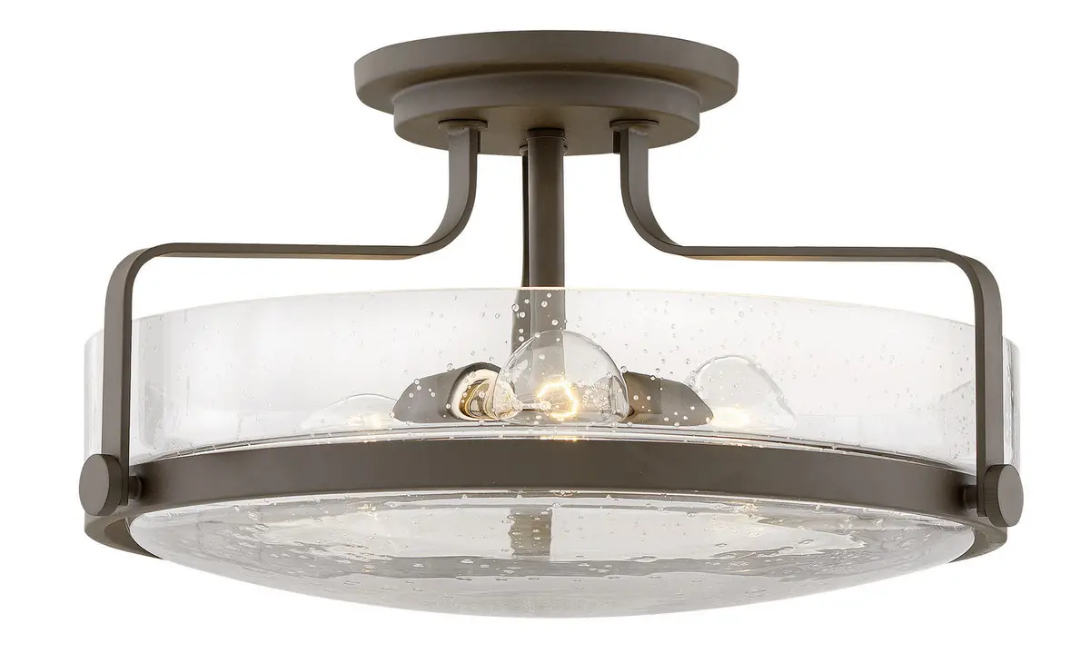 Harper Led Semi-Flush Mount In Oil Rubbed Bronze 1