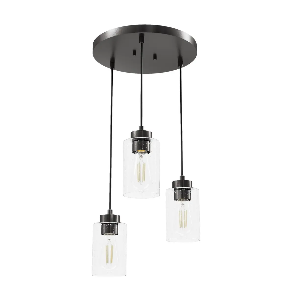 Hartland Three Light Cluster In Noble Bronze 1