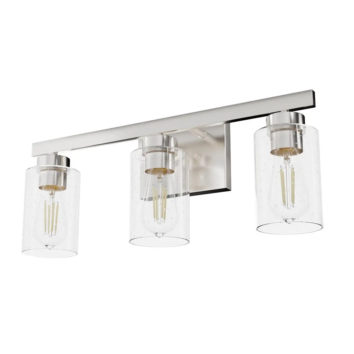 Hartland Three Light Vanity In Brushed Nickel 1