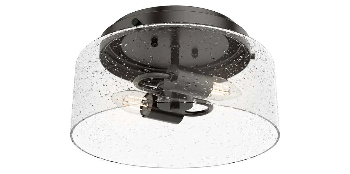 Hartland Two Light Flush Mount In Noble Bronze 1