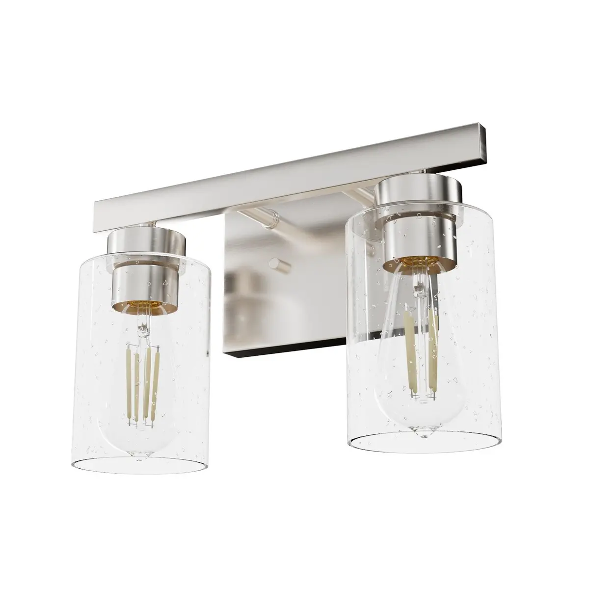 Hartland Two Light Vanity In Brushed Nickel 1