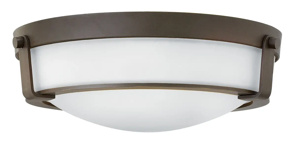 Hathaway Led Flush Mount In Olde Bronze 1