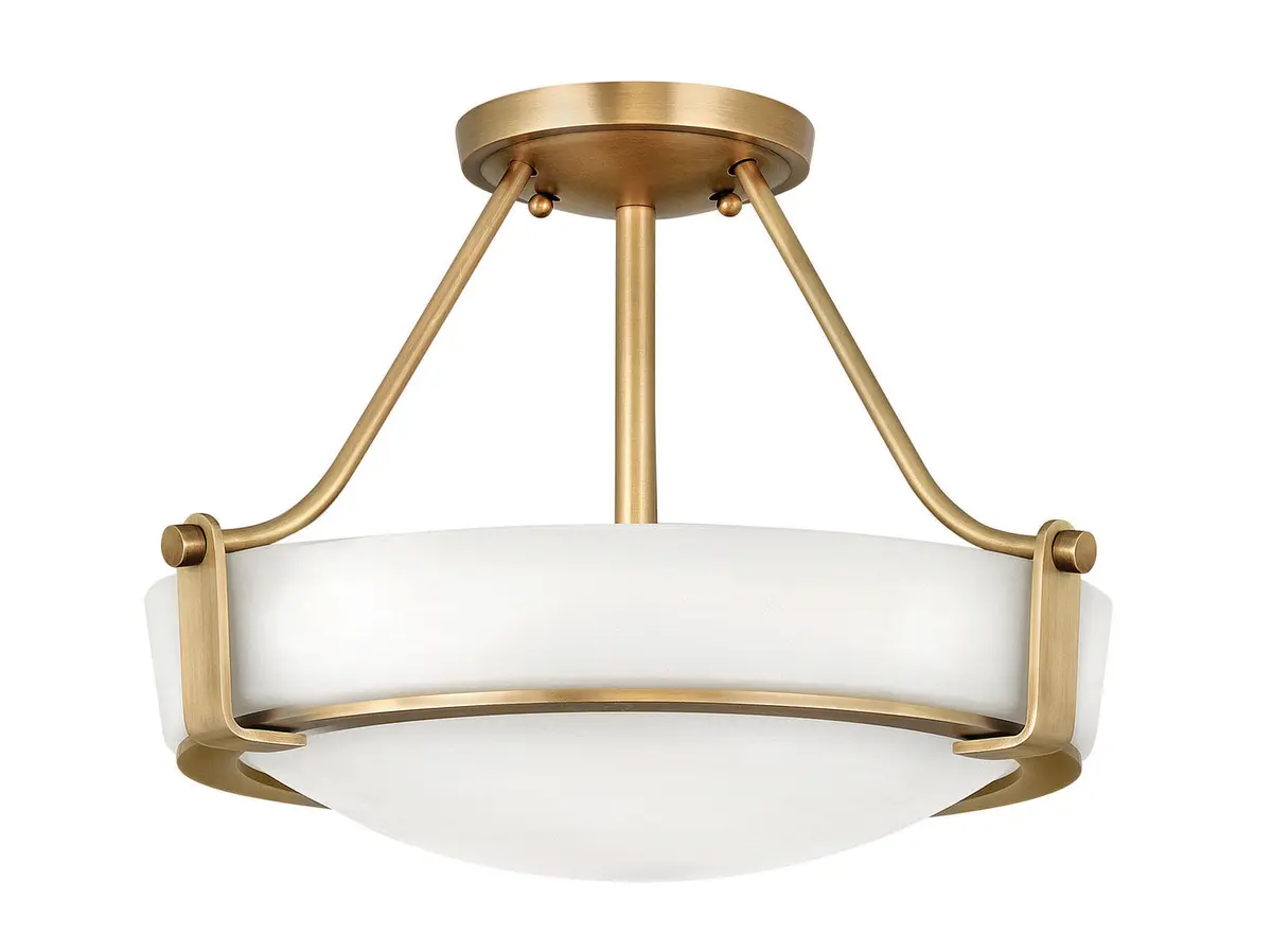 Hathaway Led Foyer Pendant In Heritage Brass 1
