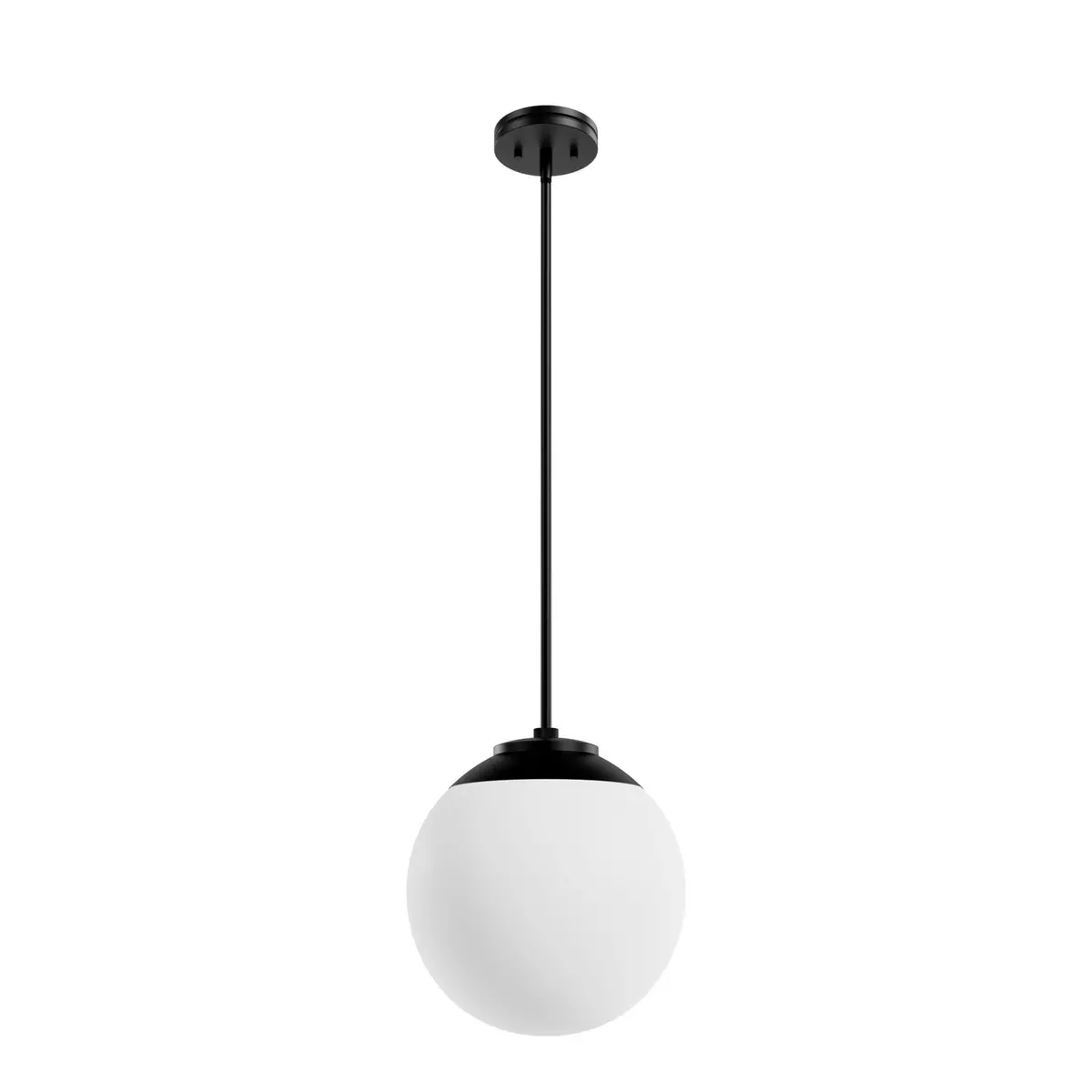 Hepburn One Light Pendant In Matte Black 1