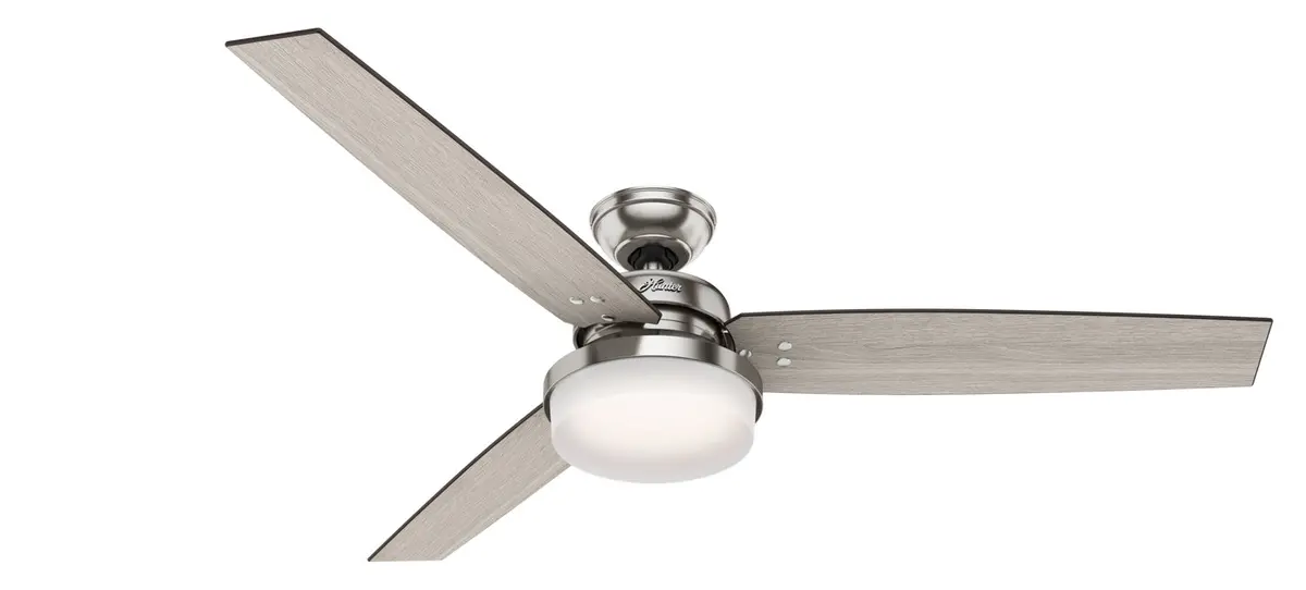 Hunter Fan Sentinel 60" Indoor Ceiling Fan With 18W Led And Remote 1