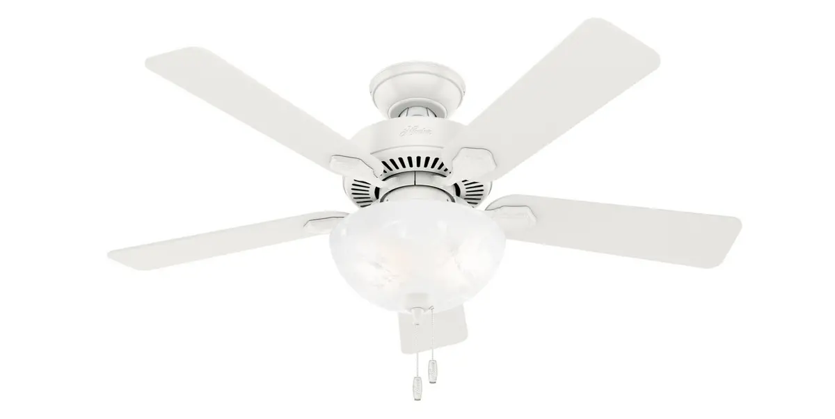 Hunter Fan Swanson 44" Indoor Pull Chain Ceiling Fan With 19.5W Led Bowl 1