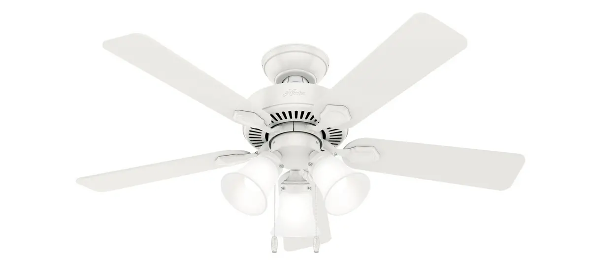 Hunter Fan Swanson 44" Indoor Pull Chain Ceiling Fan With 3 Lights 20W Led 1