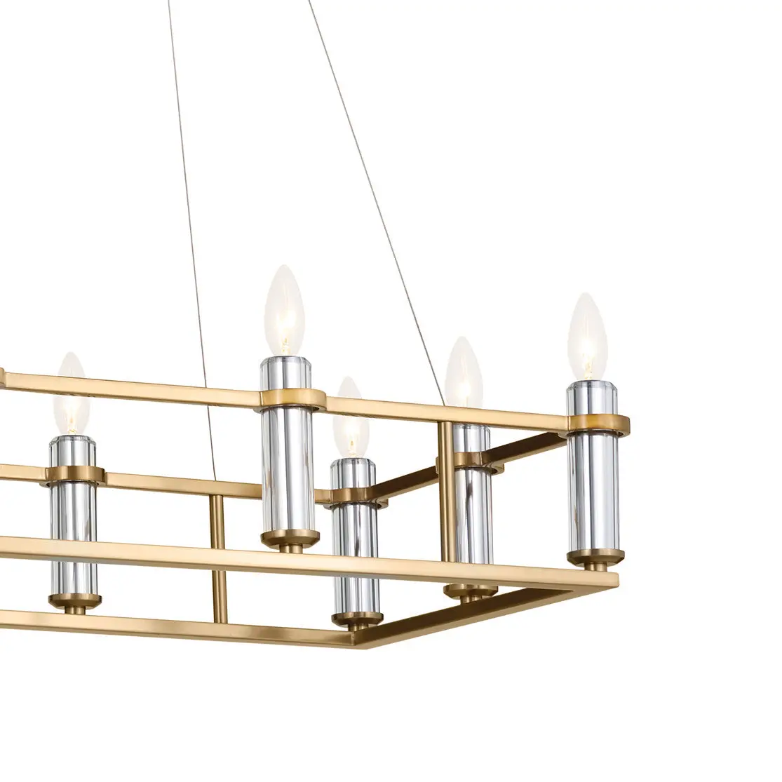 Kichler 12 Light Linear Chandelier 1