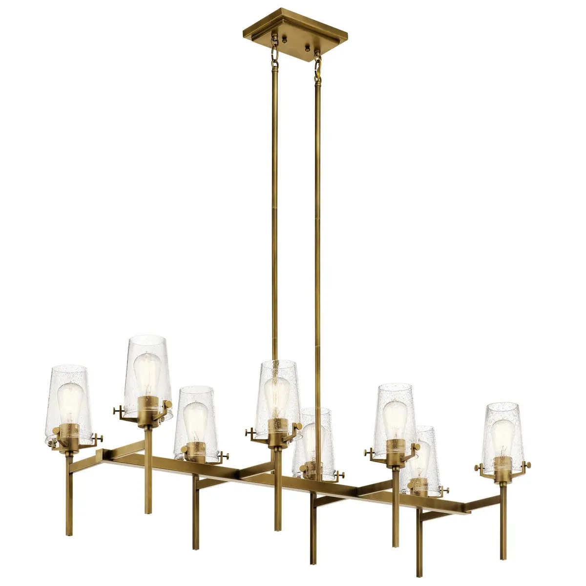 Kichler Eight Light Linear Chandelier 1